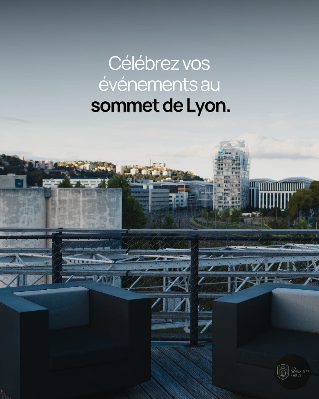 Vue extérieure du lieu Rooftop52 à Lyon en Auvergne-Rhône-Alpes
