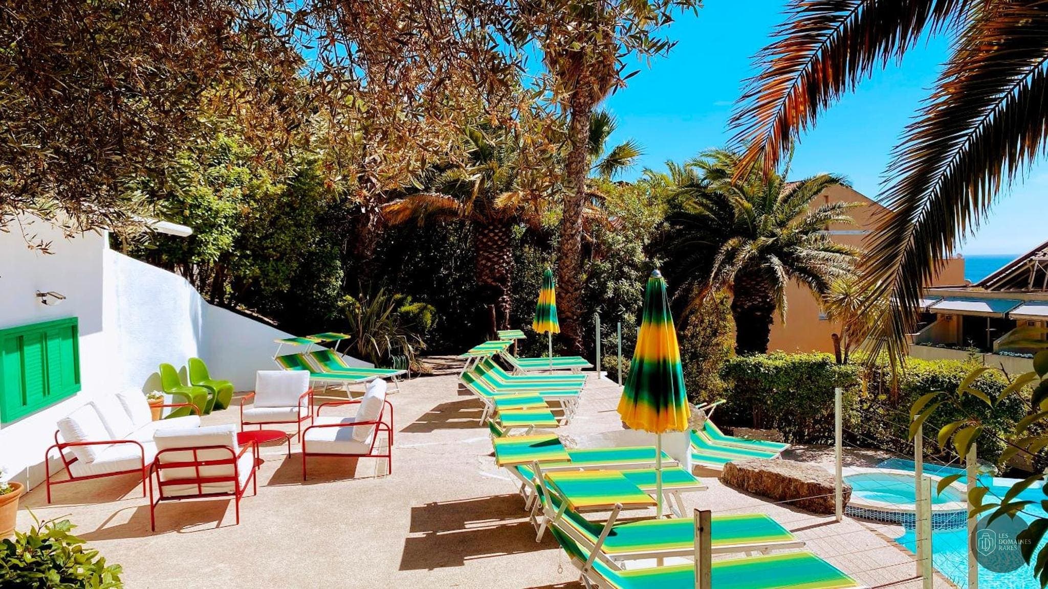 Piscine et activités de l'hôtel Royal Cottage à Cassis en Provence-Alpes-Côte d'Azur