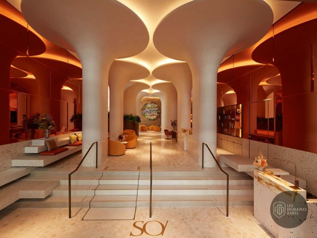 Espace intérieur de l'hôtel SO/ Paris Hotel à Paris en Île-de-France