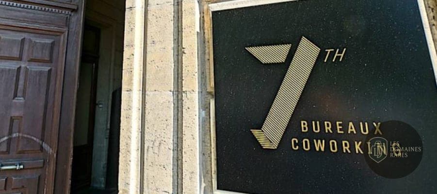 Entrée Seven Coworking, bureaux coworking