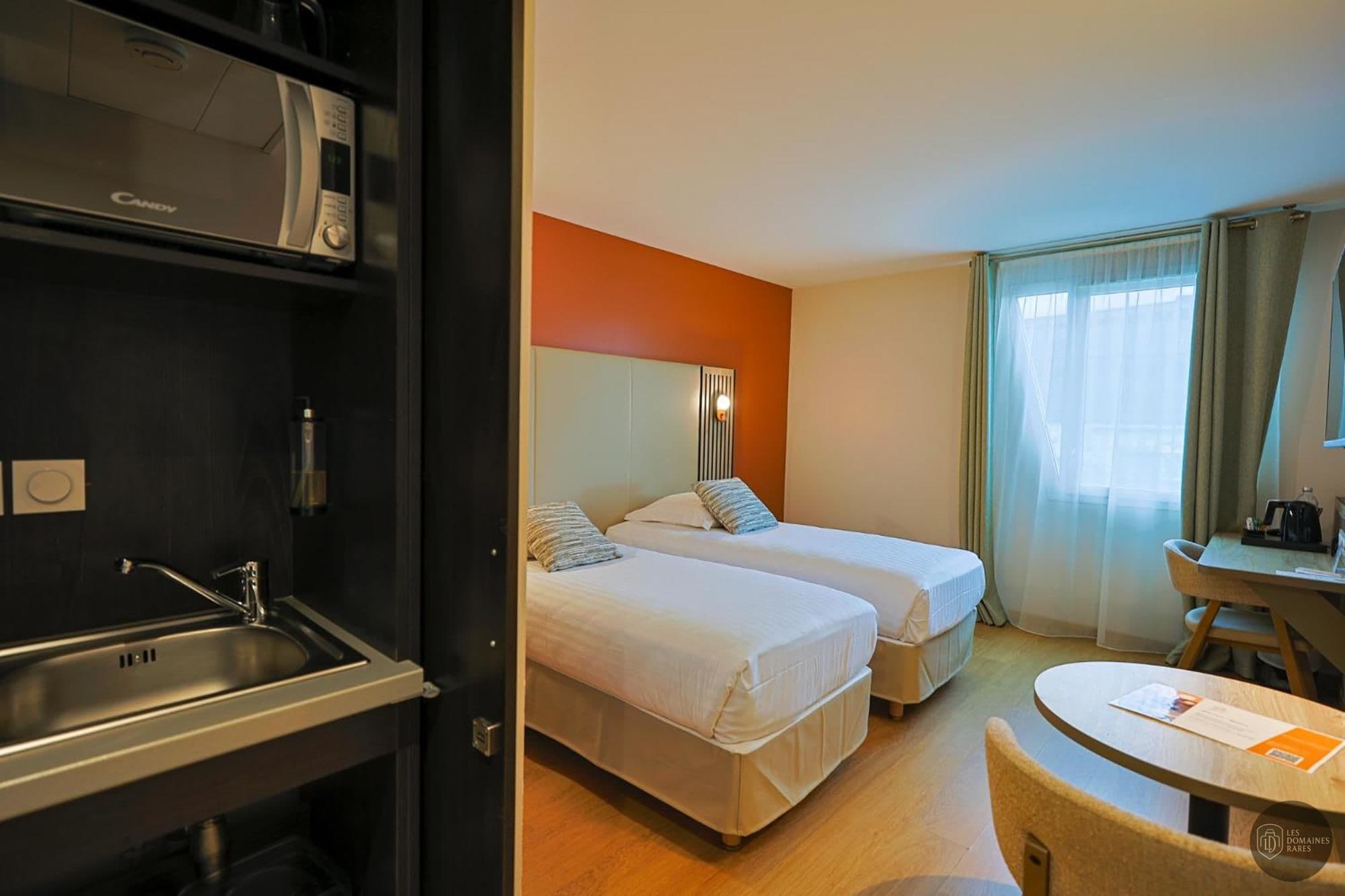 Vue extérieure du lieu Seven Urban Suites à Nantes en Pays de la Loire
