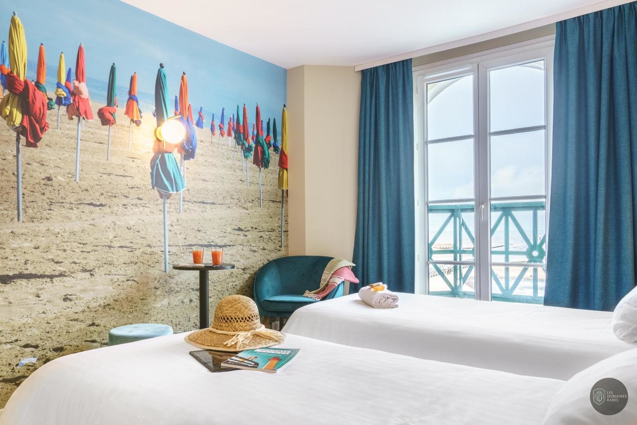 Chambre de l'hôtel Sowell Hôtels Le Beach en Normandie