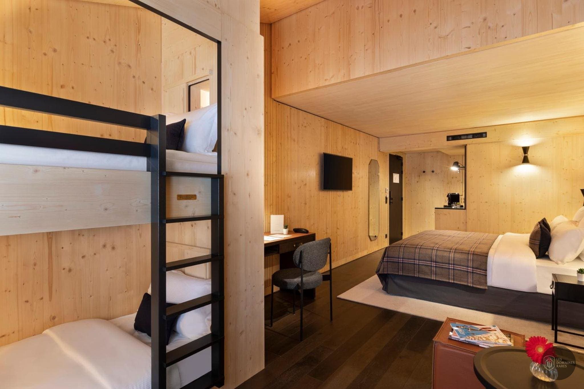 Chambre de l'hôtel St-Alban Hotel  Spa à La en Auvergne-Rhône-Alpes - séminaire la clusaz, france