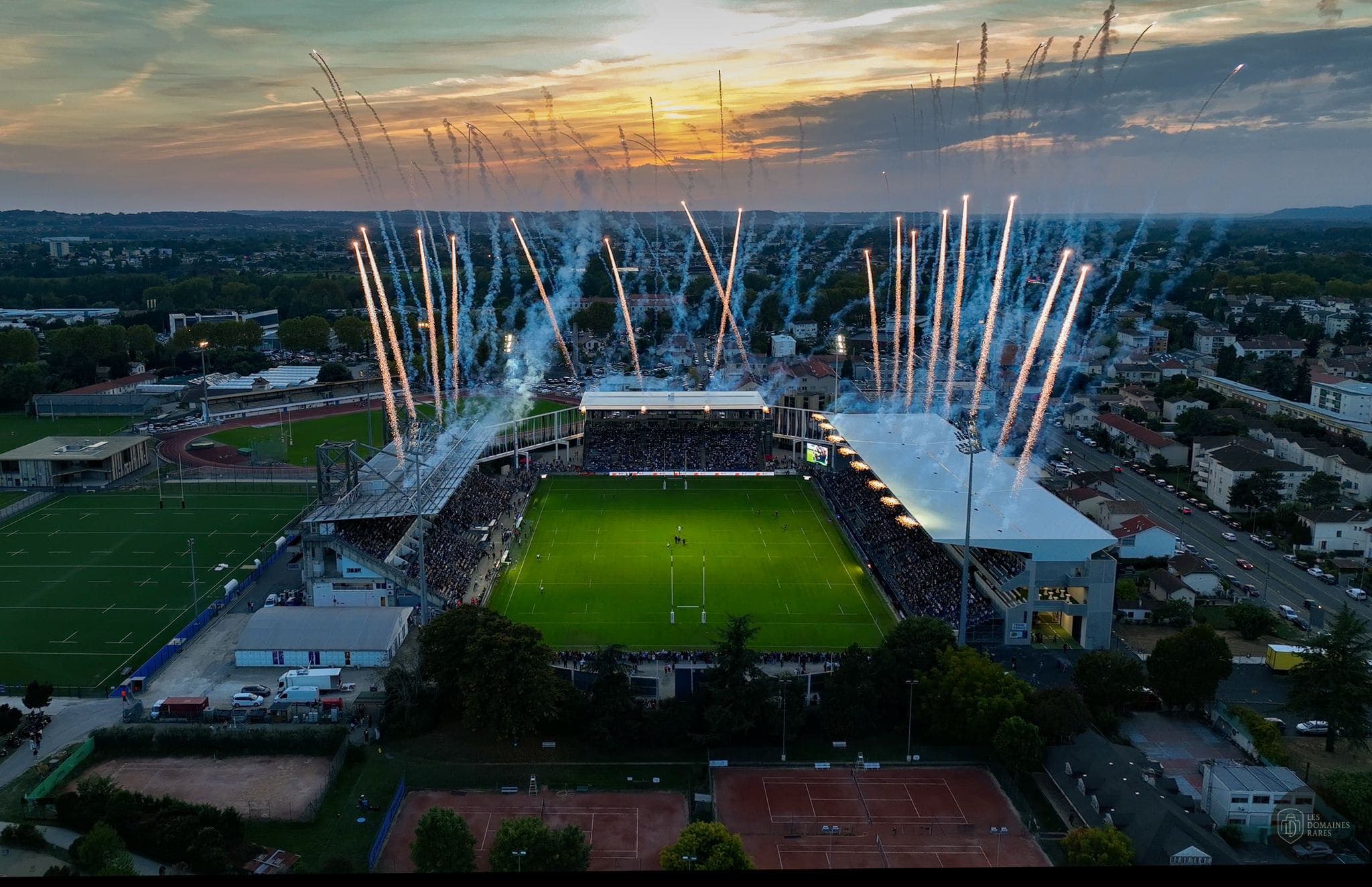 Vue extérieure du lieu Stade Armandie à Agen en Nouvelle-Aquitaine