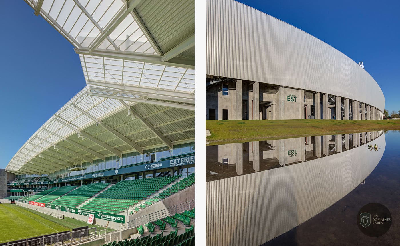Vue extérieure du lieu Stade du Hameau à Pau en Nouvelle-Aquitaine