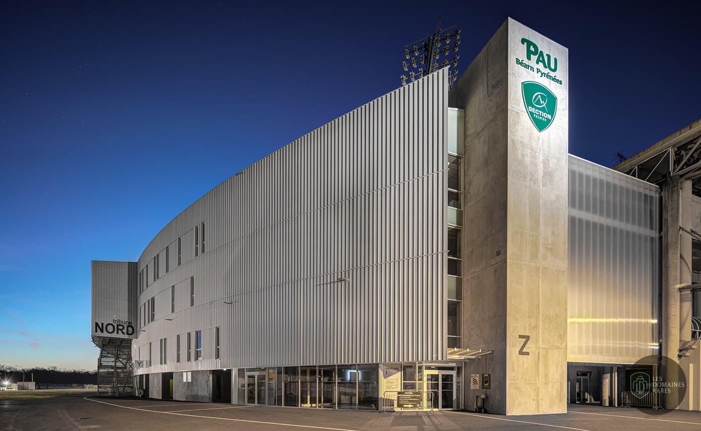 Vue extérieure du lieu Stade du Hameau à Pau en Nouvelle-Aquitaine