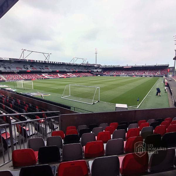 Vue extérieure du lieu Stade du Roudourou à Guingamp en Bretagne
