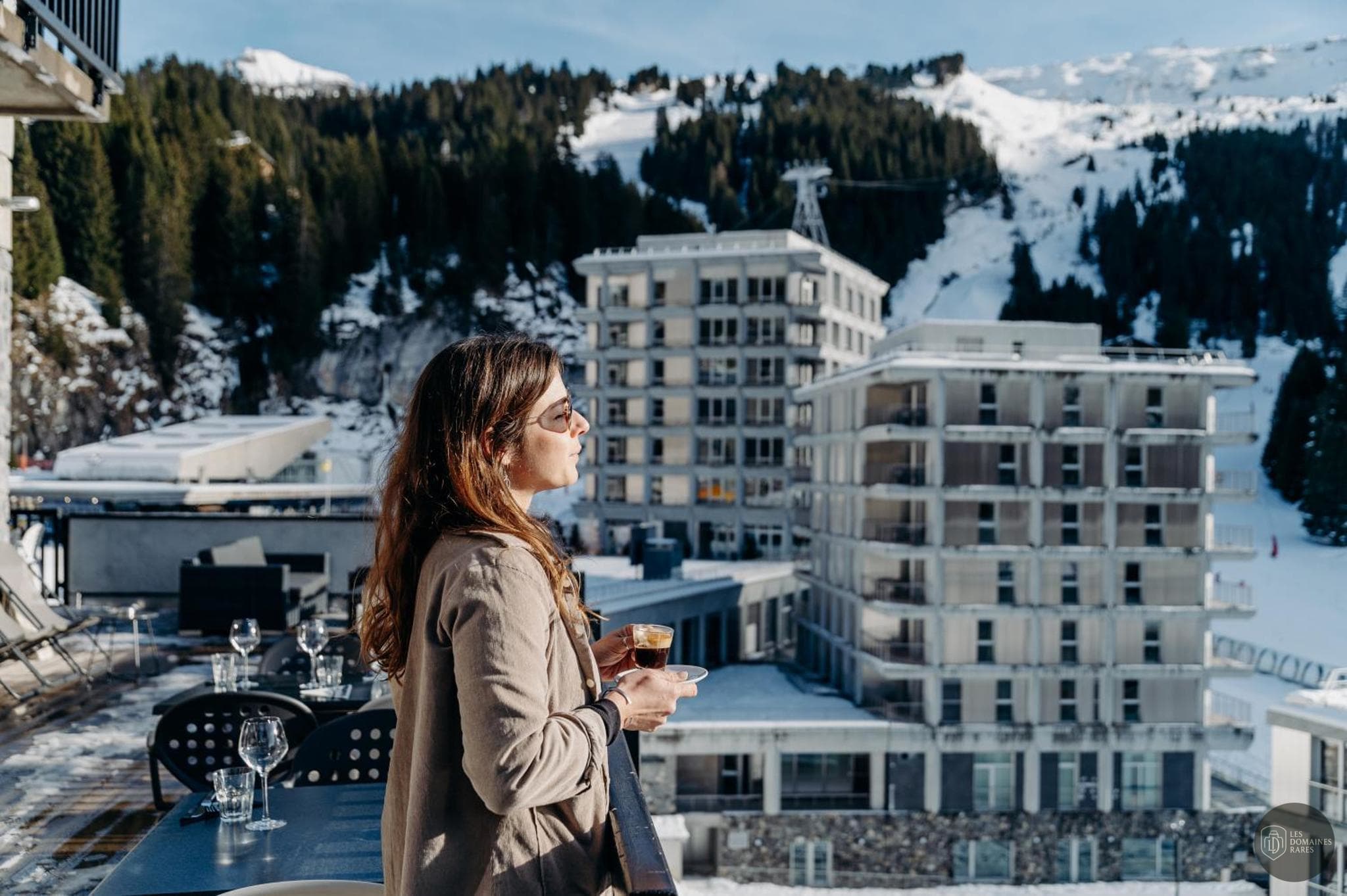 Vue extérieure de l'hôtel Terminal Neige Totem à Flaine en Auvergne-Rhône-Alpes