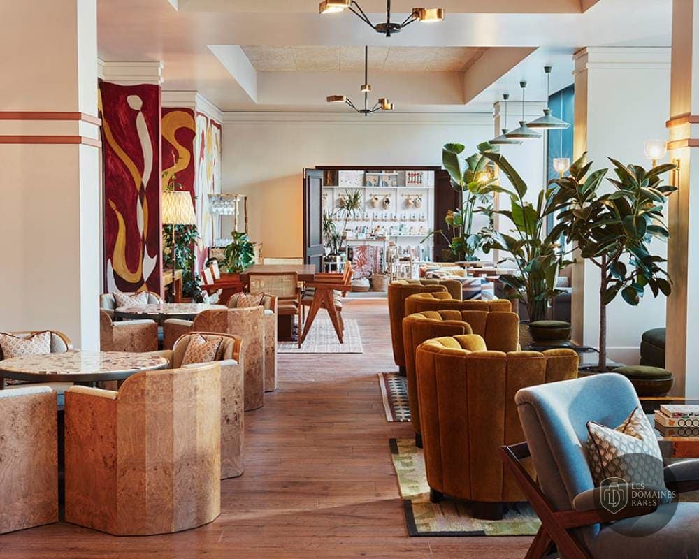 Espace intérieur de l'hôtel The Hoxton à Paris en Île-de-France