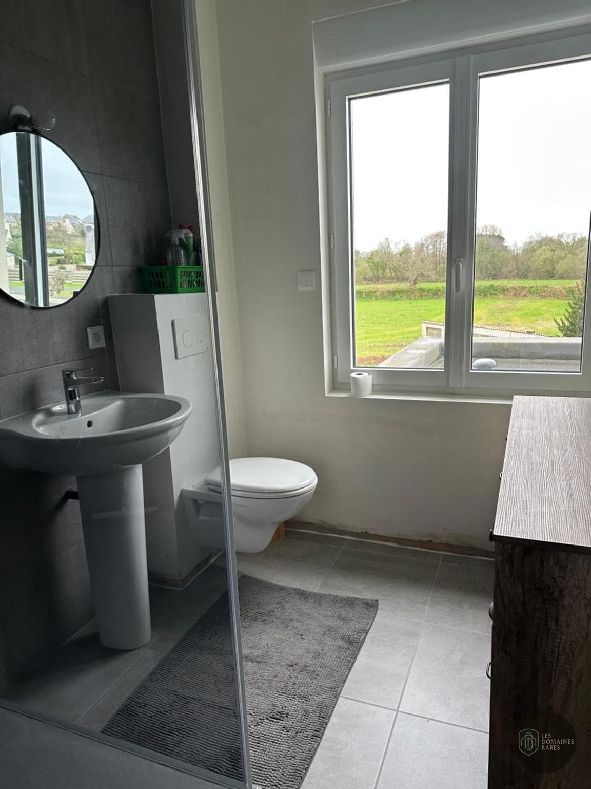 Salle de bain du mas Thomas Ranch à Contigne en Pays de la Loire
