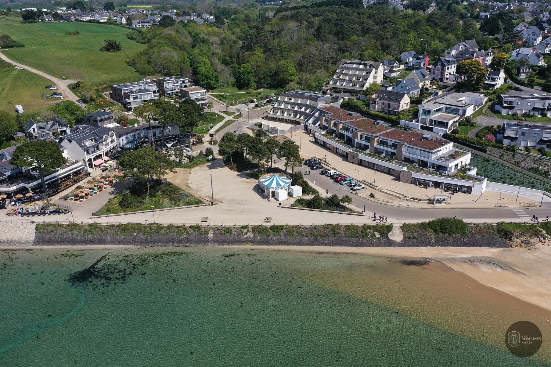 Vue extérieure du lieu Ty Events à Guidel en Bretagne