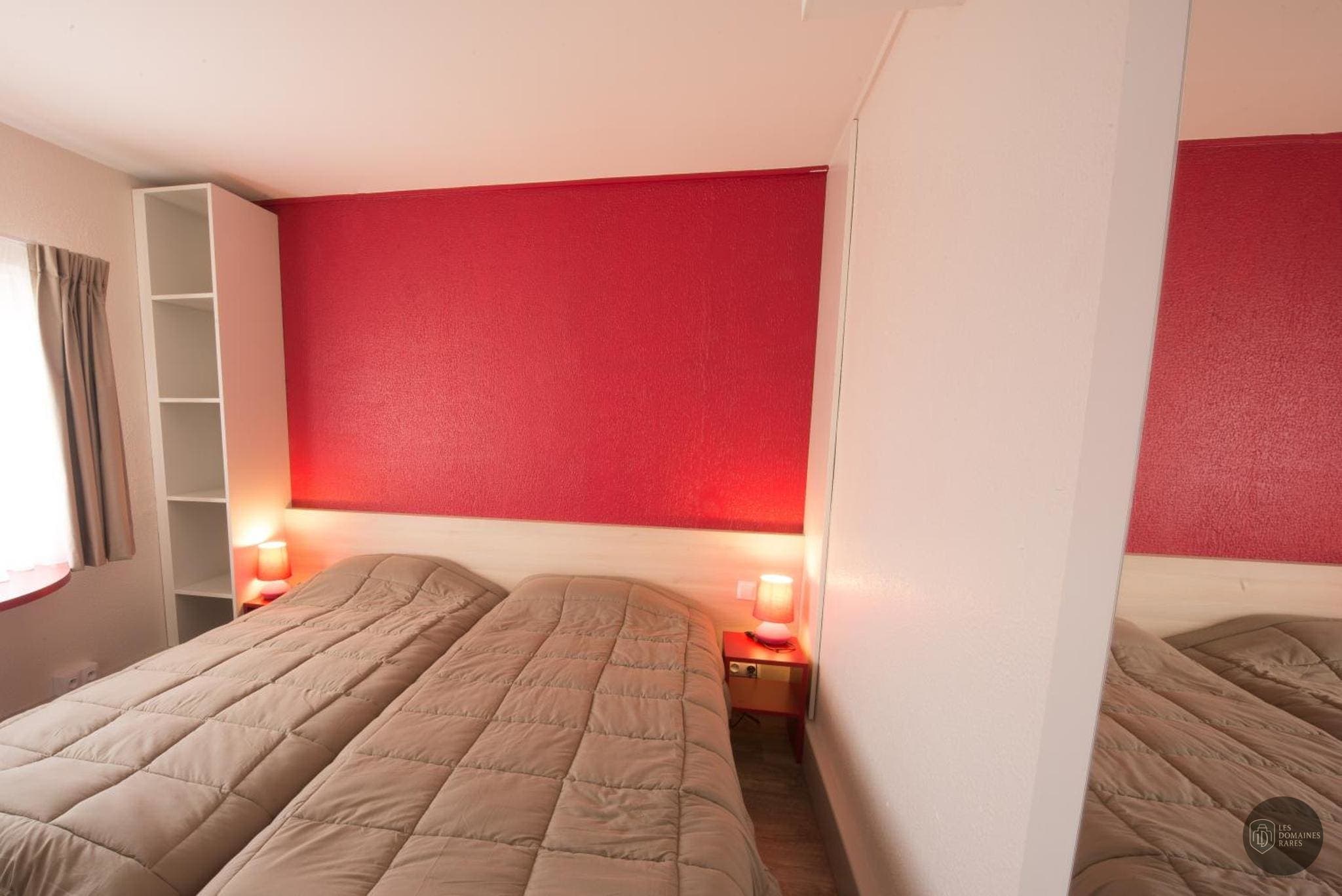 Chambre de la villa VVF Blériot-Plage en Hauts-de-France - séminaire blériot-plage