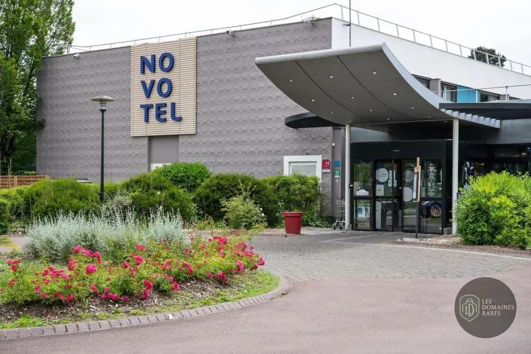 Entrée de l'hôtel Novotel