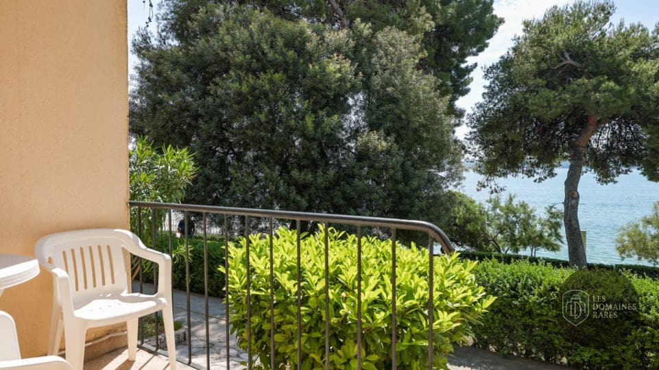 Balcon de chambre avec vue mer