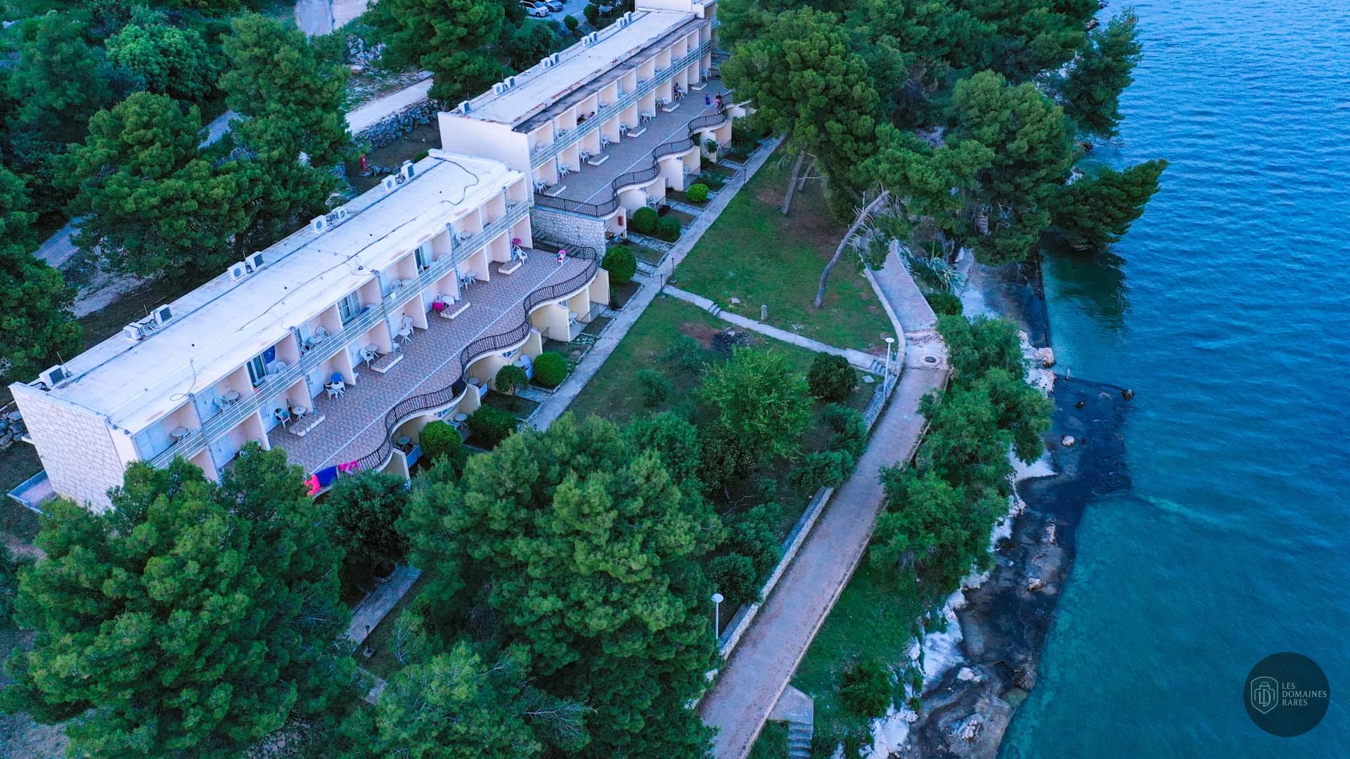 Vue aérienne de l'hôtel Val