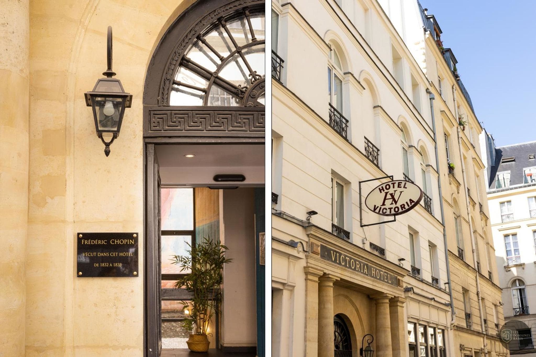 Vue extérieure de l'hôtel Victoria Paris à Paris en Île-de-France