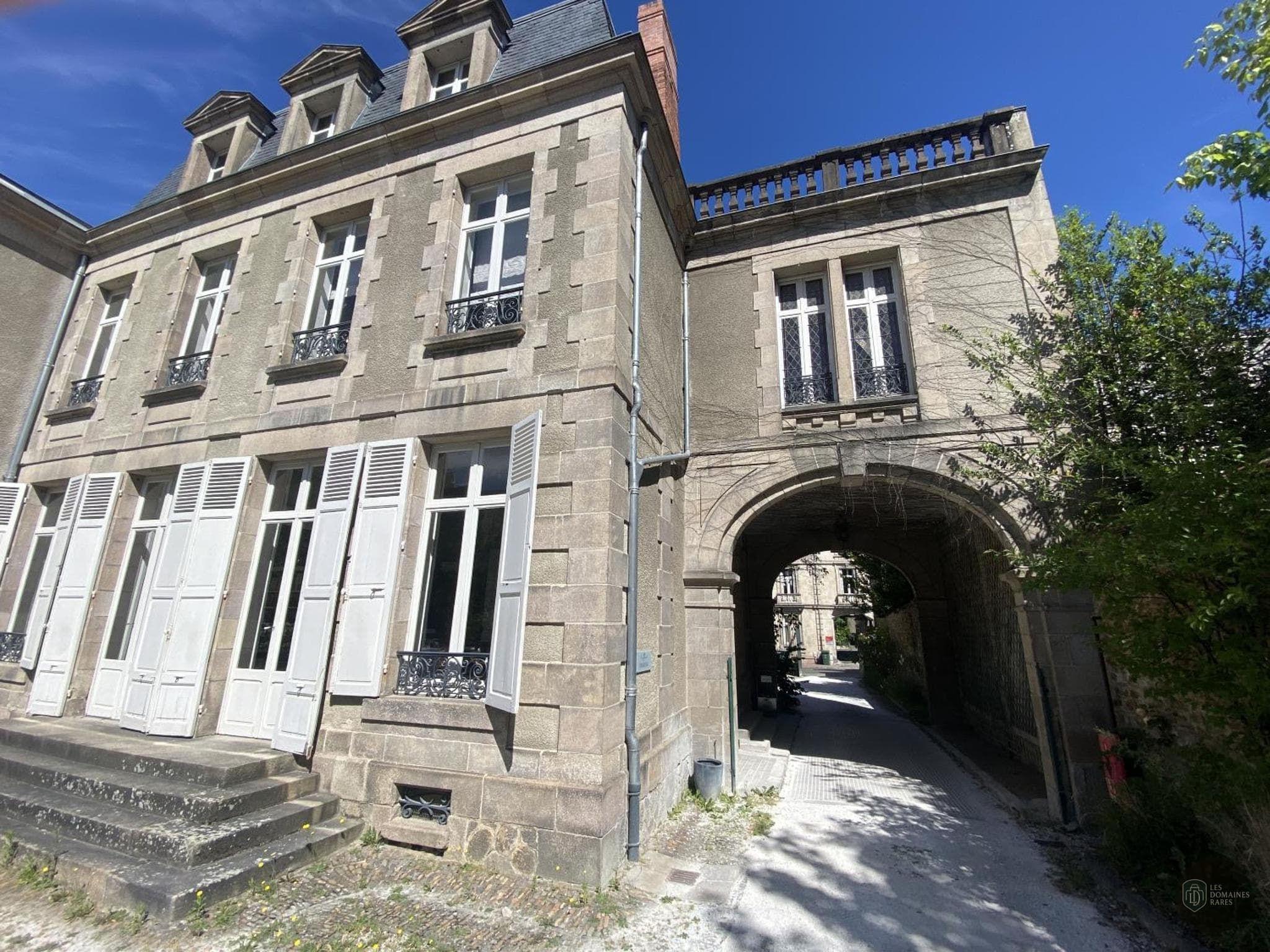 Vue de la villa Villa Beaupeyrat à Limoges en Nouvelle-Aquitaine