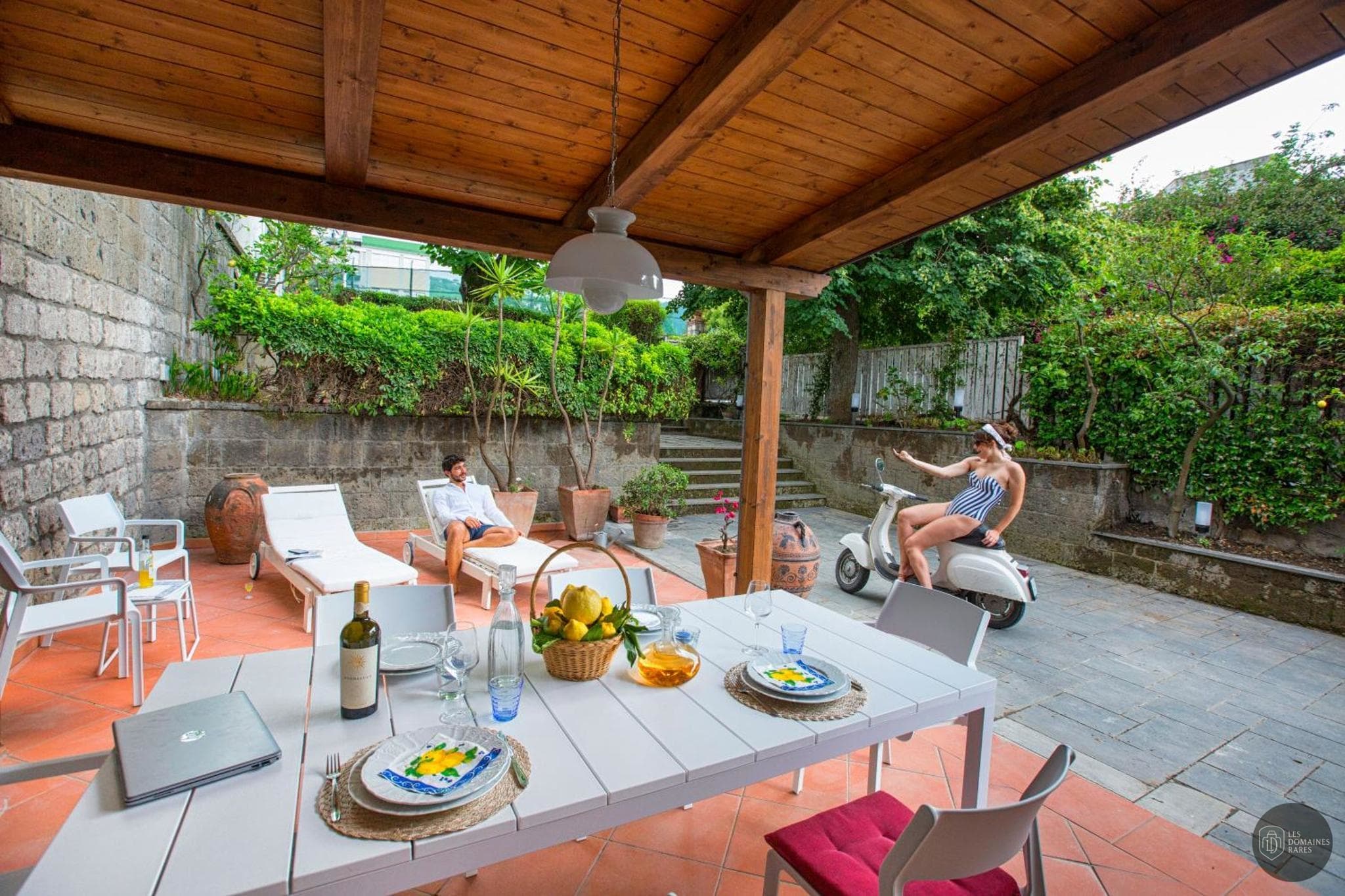 Vue extérieure de l'hôtel Villa Flavia en Auvergne-Rhône-Alpes
