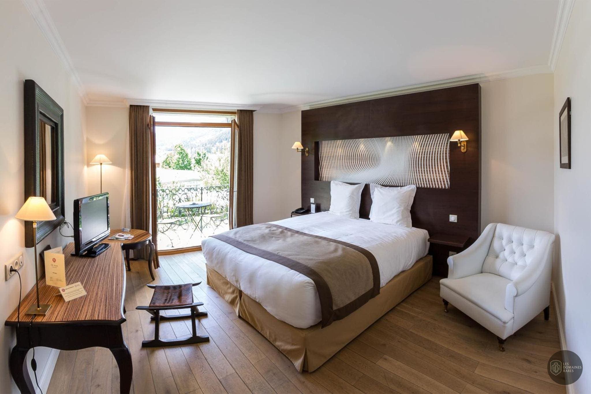 Chambre du château Villa Morelia à Jausiers en Provence-Alpes-Côte d'Azur