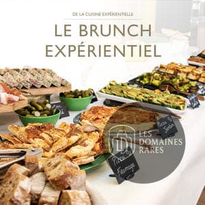 Buffet brunch : présentation des plats