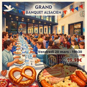Grand banquet alsacien : événement promotionnel