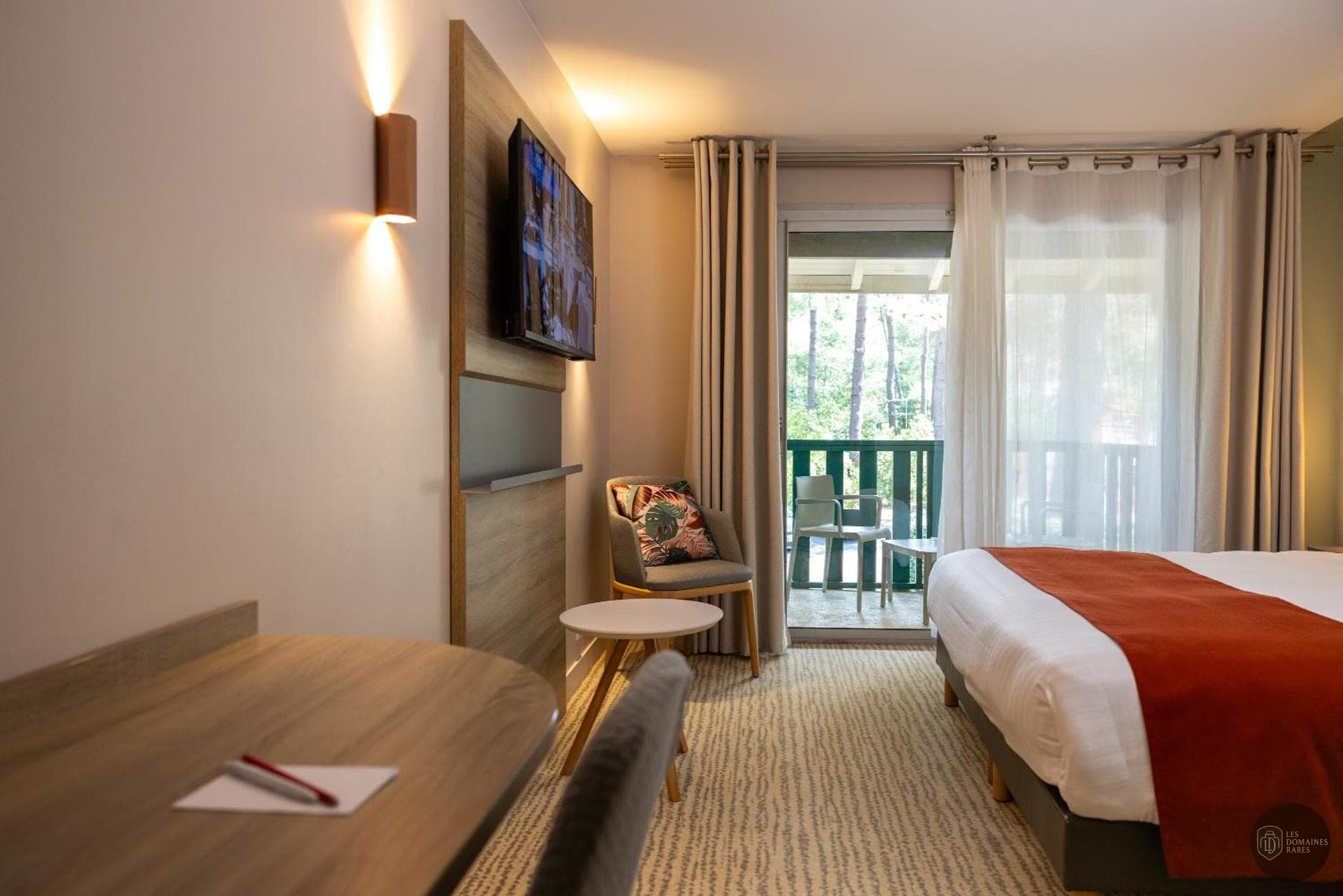 Vue extérieure de l'hôtel Vitalparc à Lacanau en Nouvelle-Aquitaine