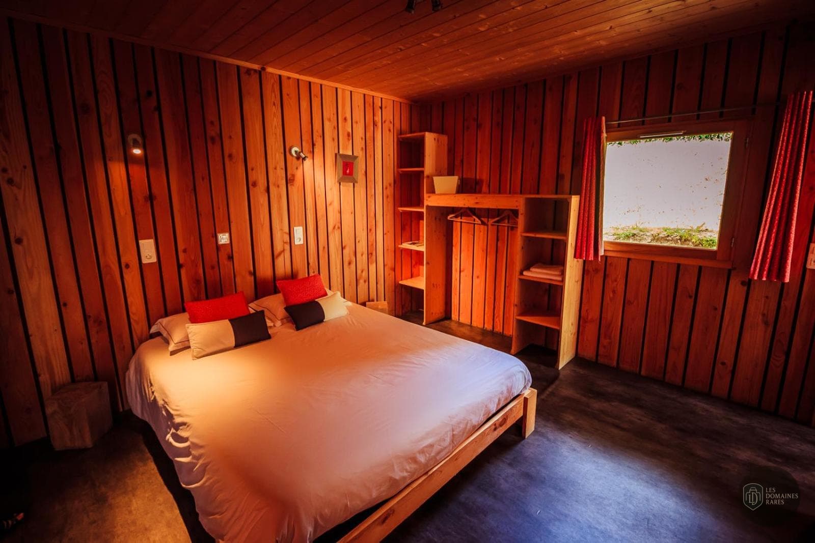 Chambre du lodge Volca Lodges en Auvergne-Rhône-Alpes