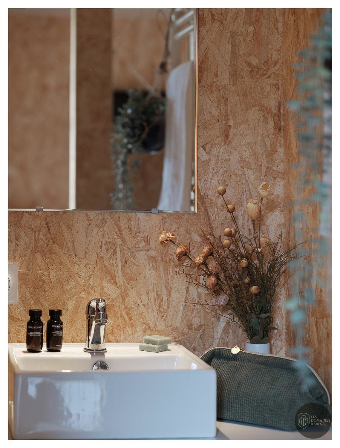 Salle de bain du resort Volvic Organic Resort en Auvergne-Rhône-Alpes