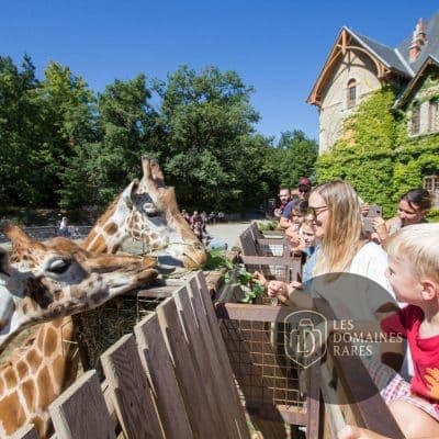Vue extérieure du moulin WOW Safari Peaugres à Peaugres en Auvergne-Rhône-Alpes