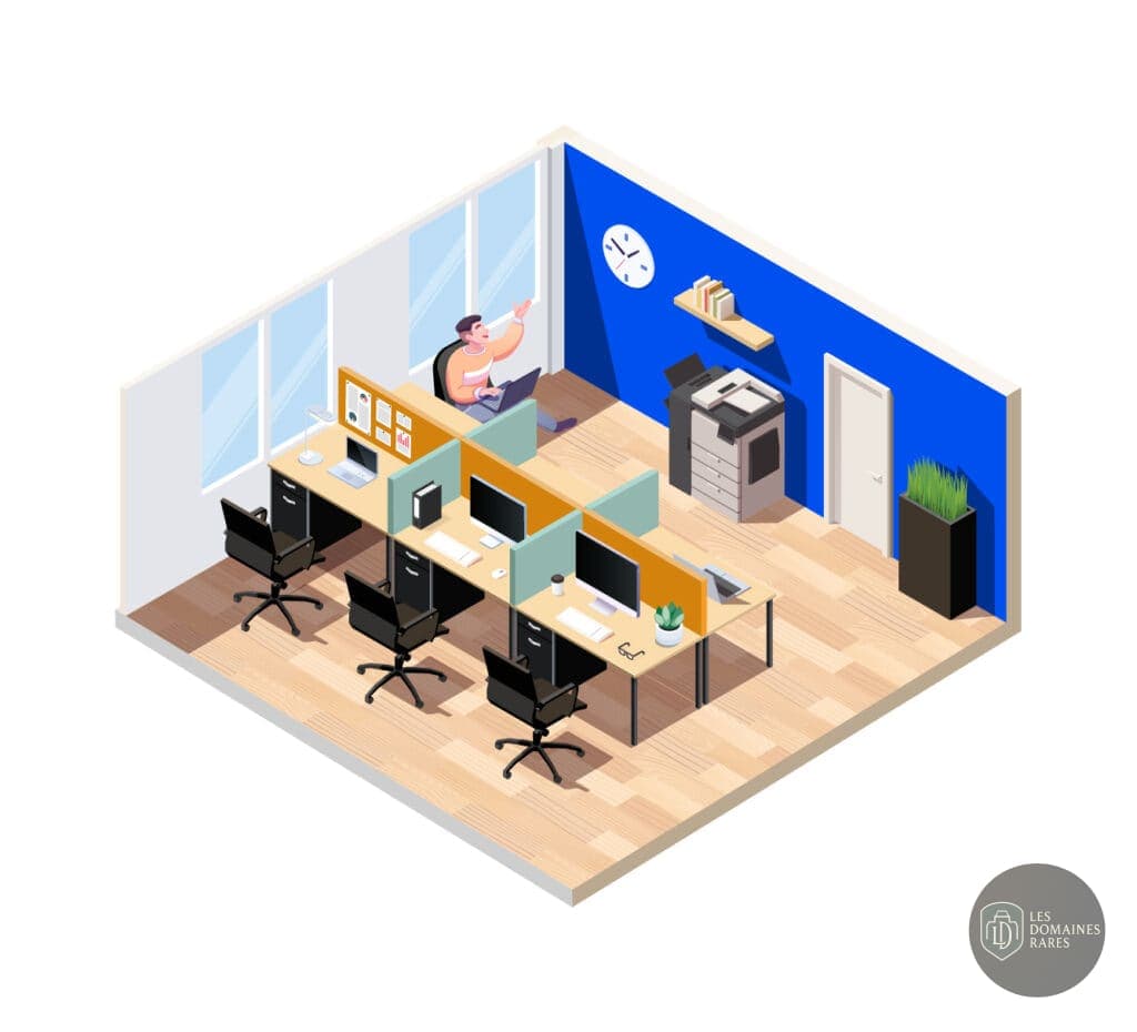 Espace coworking résident, imprimante
