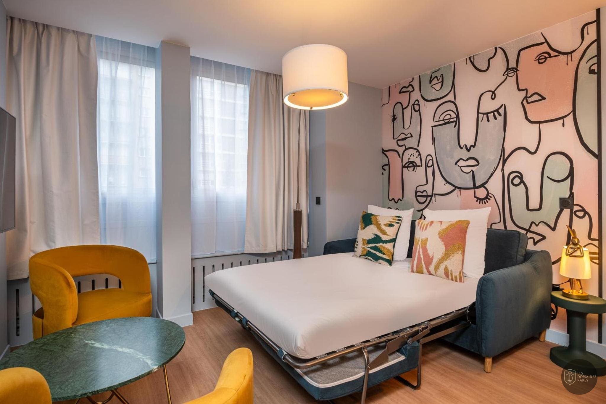 Chambre de l'espace de coworking Wellio Montmartre à Paris en Île-de-France
