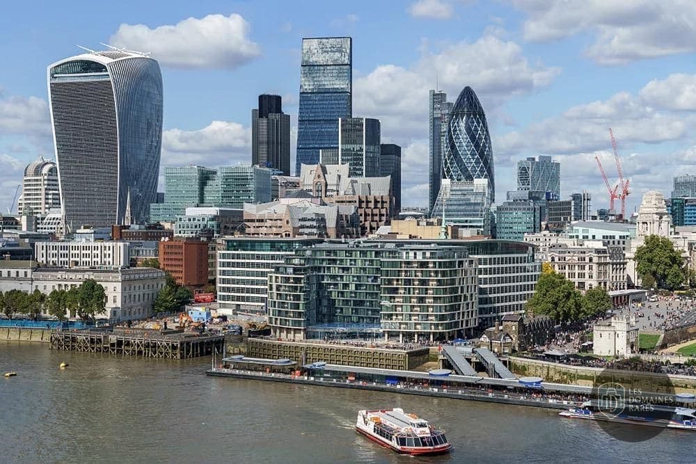 Vue de Londres et ses buildings