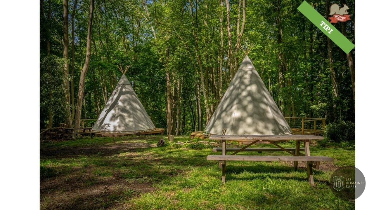 Vue extérieure du lieu Woody Park à Fécamp en Normandie