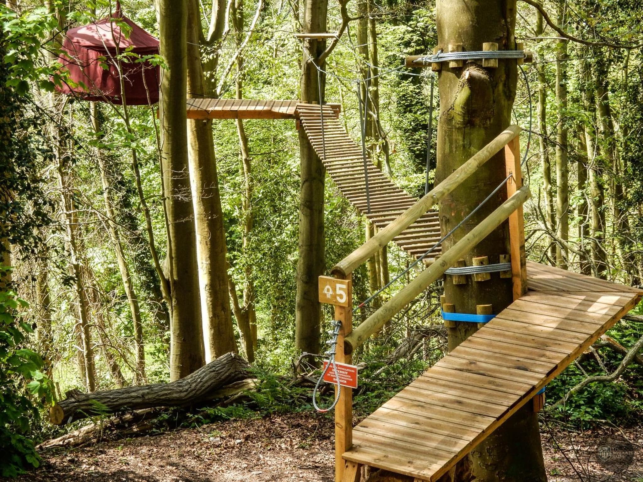 Vue extérieure du lieu Woody Park à Fécamp en Normandie