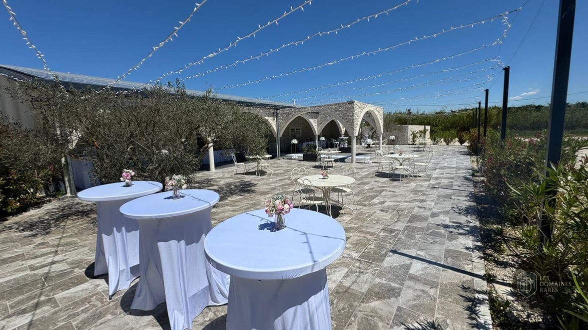 Vue extérieure de la ferme la Villa Malta en Provence-Alpes-Côte d'Azur
